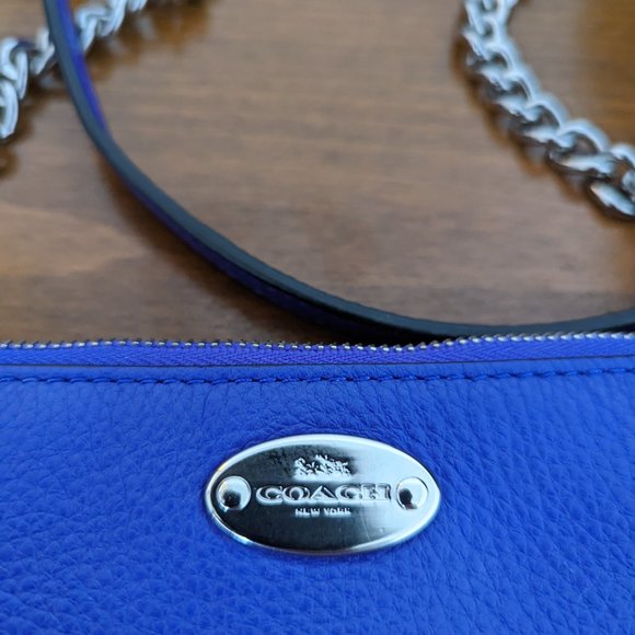 Coach Bags Coach Purple Pebbled Leather Quinn Crossbody Bag 5279 Poshmark